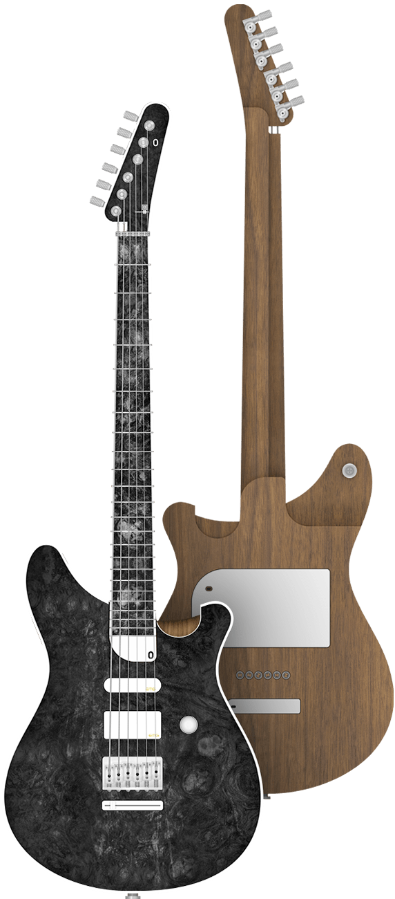 soap guitar front back
